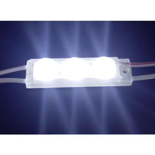 1.5W 30mmx8mm mini led module slim small size letter lightbox led module injection len 3smd 2835 outside board backlight DC12v