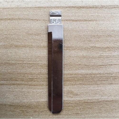 56# Replacement Flip Remote Key Blade Car Key blank For BYD F3 Remote Key (Right Slot) middle Groove