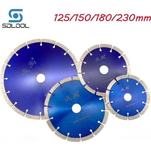 125/150/180/230MM Diamond Saw Blade Cutting Disc Marble Granite Concrete Stone Cutting Saw Blade for Angle Grinder