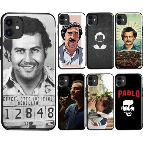 Pablo Escobar Case For iPhone 12 mini 11 Pro Max XR X XS Max 6S 7 8 Plus SE 2020 TPU Cover Shell