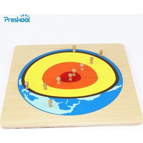 Baby Toy Montessori Solar Core Puzzle with Box Early Childhood Education Preschool Training Kids Brinquedos Juguetes