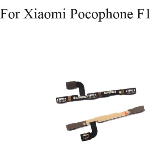 For Xiaomi Pocophone F1 Poco F1 F 1 Power ON OFF Volume Key Side Button Switch Flex Cable Ribbon Replacement Repair Parts