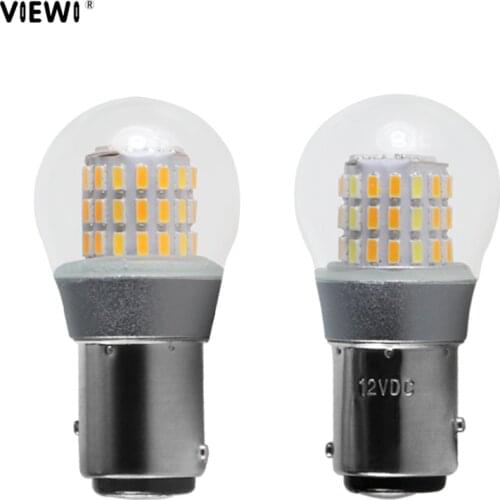 Double Color Turn Signal Light S25 P21/5W 1157 BAY15D Canbus DRL 12 volt auto bulb Retrofit External Bulbs 12v car Brake lamp
