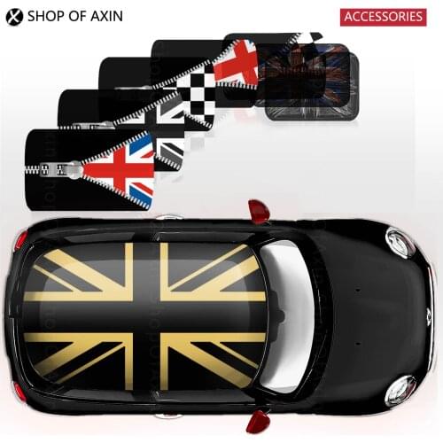Creative full whole cover roof Graphics stickers decal for MINI Cooper clubman countryman hardtop R50 R53 R55 R56 R60 F55 F56