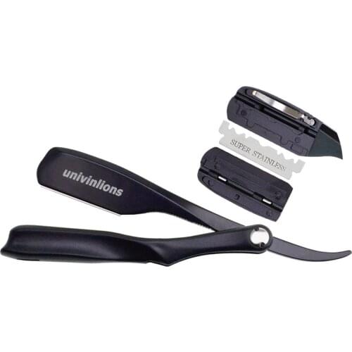 Spring Design 74 Blades Dural Edge Razors Anti Slip Hair Removal Razor Shaving Shavette Knife Beard Face Underarm Body Eyebrow