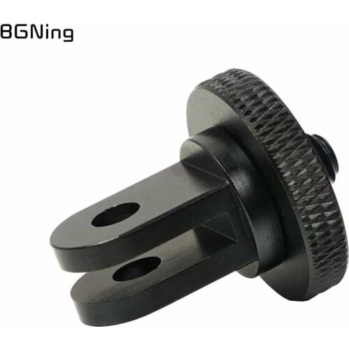 Aluminum Mini Tripod Adapter with 1/4 Screw Head Mount for Hero / SJCAM / yi Action Video Sports Camera Photography Sparts Parts