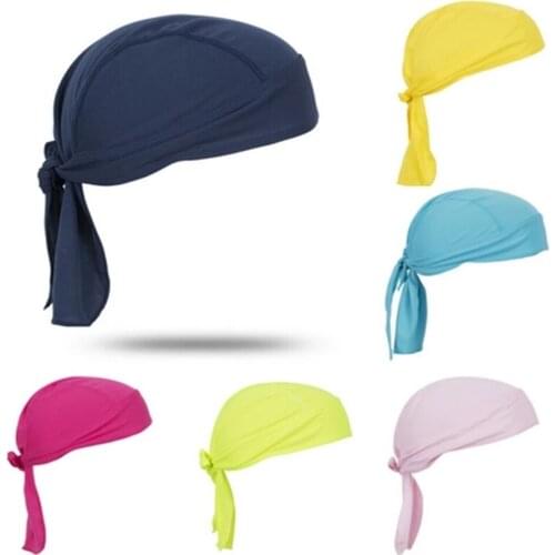 Men Outdoor Sweatproof Bike Bicycle Cycling Caps Head Scarf Helmet Bandana Cap Hat