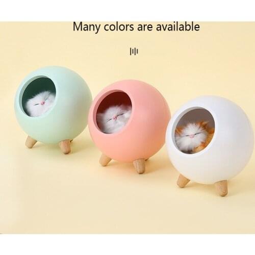 2021 New Pet House Bluetooth Speaker Stepless Dimming Three-Color Can Be Mixed Wireless Bluetooth Speaker Childrens Small Audio