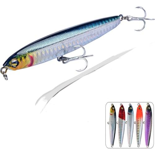 Sinking Penci Fishing Lure Accessories Tackle Winter Crankbaits Artificial Bait Wobbler for Trolling Pike Sea Bass Long Casting