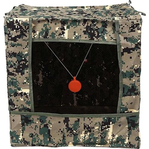 Portable Foldable Slingshot Target Box Camouflage Hunting Recycle Ammo Airsoft Shooting Target Case for Child Adult Training Toy