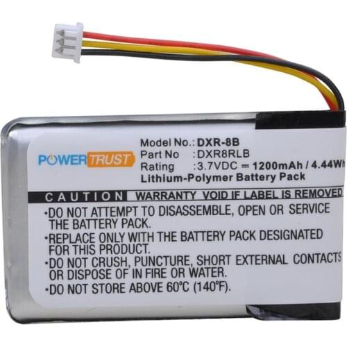 PowerTrust DXR-8 1200mAh DXR-8B Battery for Infant Optics DXR-8 Video Baby Monitor, SP803048