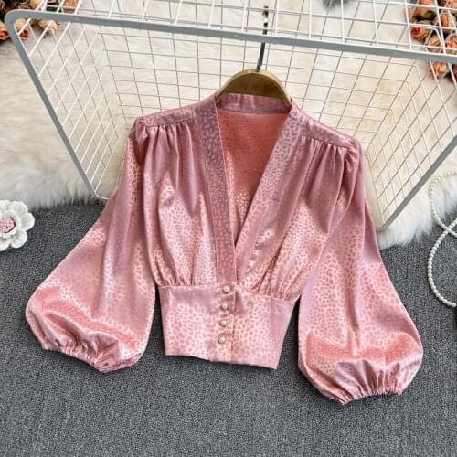 QWEEK Womens Chiffon Blouses