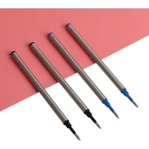 8PCS Metal Material Refill 0.5mm Tip INTERNATIONAL STANDARD Length 11.1cm Diameter 6mm With Pen Protection Student Stationery