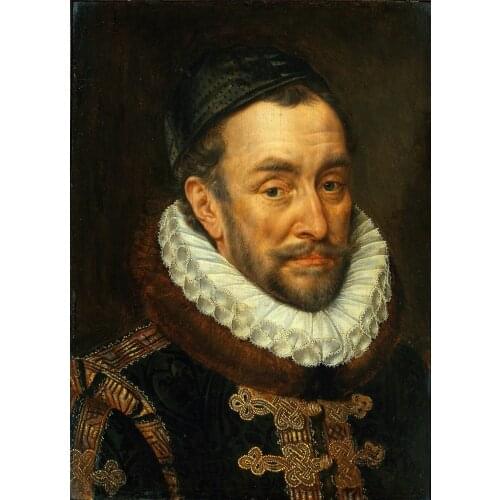 TOP ART painting # Netherlands Holland KING Willem de Zwijger portrait print art oil painting on canvas--good quality