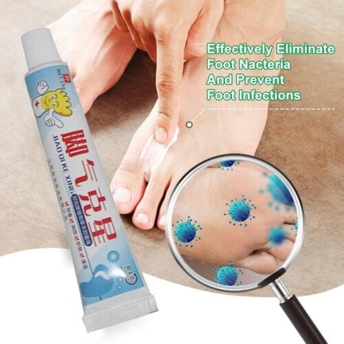Herbal Foot Cream Treatment Anti Fungal Infection Onychomycosis Paronychia Toe Fungus Ointment Repair Dry Crack Feet Care