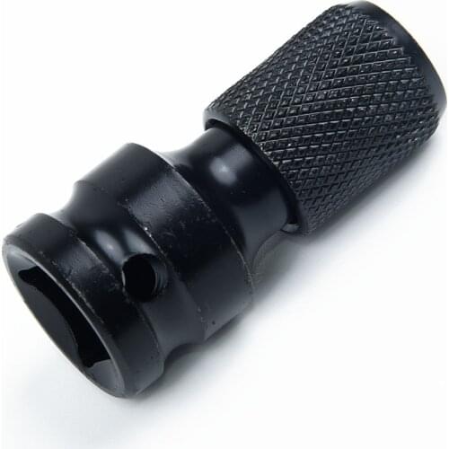 1/2 Inch Square to 1/4 Inch Hex Female Telescopic Socket Adapter Drill Chuck Converter Impact Wrench Driver