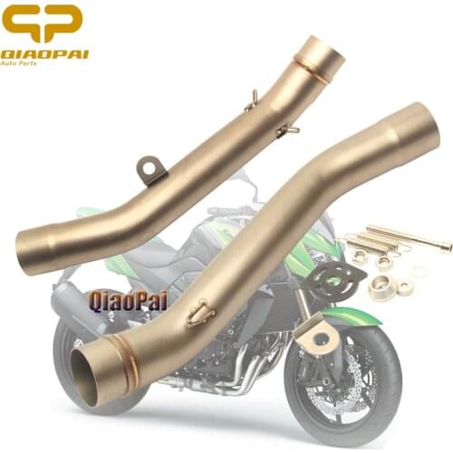 Motorcycle Exhaust Connector Pipe Adapter Muffler 51 for Kawasaki Z750 Z800 Exhaust Accessories 2007 2008 2009 2010 2011 2012