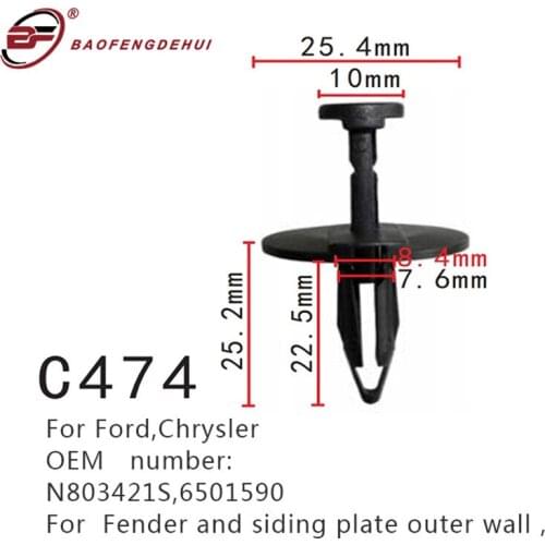 Car fastener plug For Ford,Chrysler,GM mudguard For Radiator fork screws bolts auto wheel fender