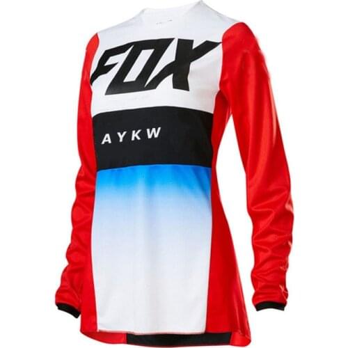 2021 WOMEN Downhill Jerseys aykw fox Mountain Bike MTB Shirts Offroad DH Motorcycle Jersey Motocross Sportwear Clothing FXR bike