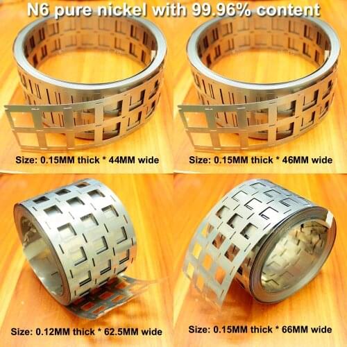 1kg 18650 power lithium battery pure nickel with connecting piece anti-corrosion anti-rust 99.96% low internal resistance