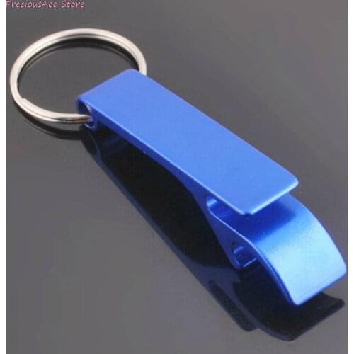 1Pcs Aluminum Materials Creative Design Small-clawed Bar Drinks Beer Bottle Opener Keychain Ring Random Color