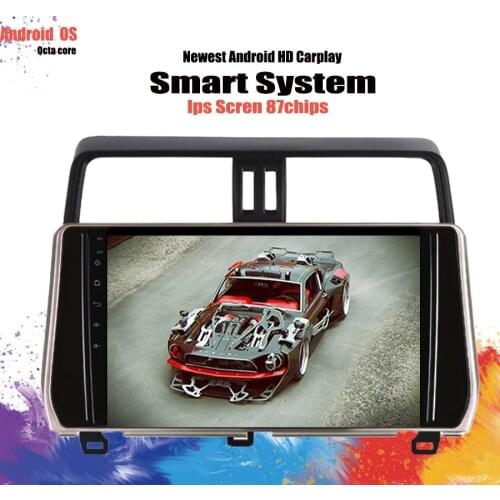 Android 10.0 car dvd multimedia player for Toyota Prado 120 150 Land Cruiser 2018 2019 Car Radio GPS Navigation 8 Core Cassette