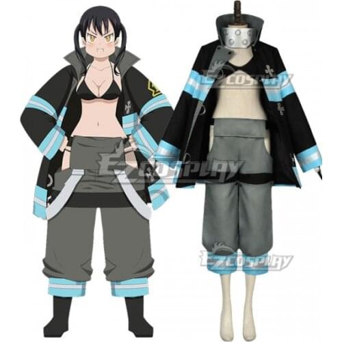 Fire Force Enen No Shouboutai Tamaki Kotatsu Battle Uniform Suit Adult Girls Halloween Outfit Party Set Cosplay Costume E001