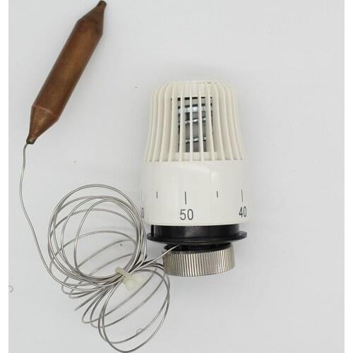 Energy saving 30-70 degree control Floor heating system thermostatic radiator valve head;M30*1.5mm Remote controller