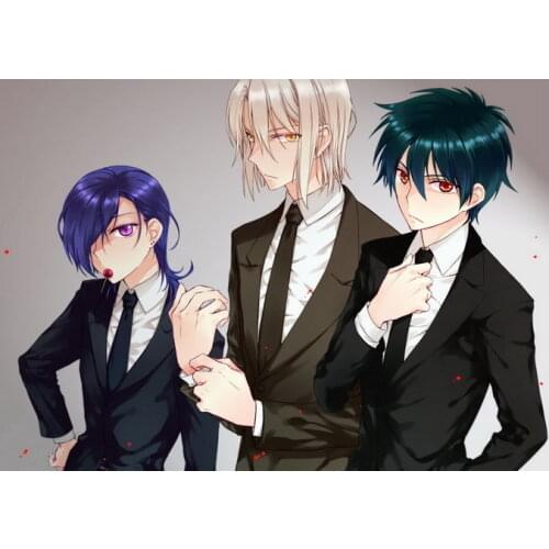 Hataraku Maou Sama The Devil IsPTimer Anime Silk Cloth Poster Art Bedroom Decoration