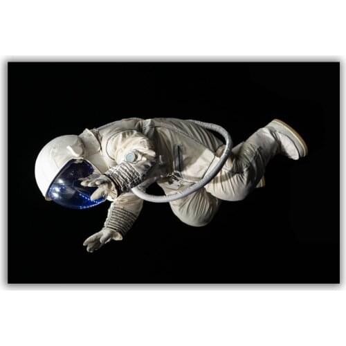 HT078 Spectacular Universe Earth And Moon Space Station Astronaut Silk Fabric Poster Art Decor Indoor Painting Gift
