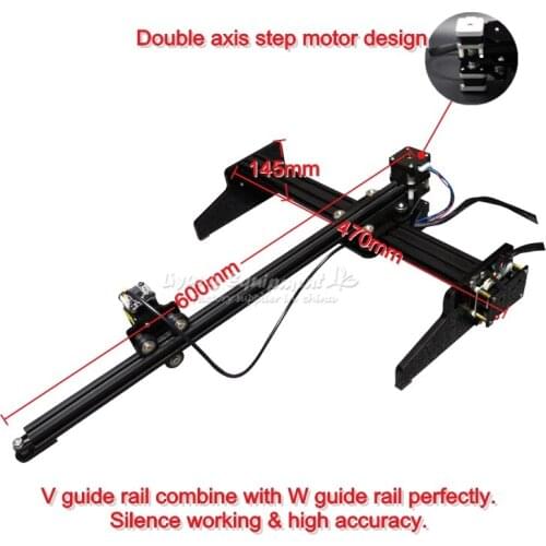 LYbot-arm 4036 Desktop Laser Engraving Machine Label Marking Carving Engraver 500mw 2.5W 5.5W 10W High Accuracy 40*36cm