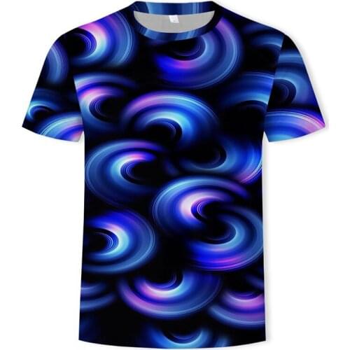 Summer new 3D short sleeve T-shirt casual short sleeve 3DT T-shirt factory outlet 2021