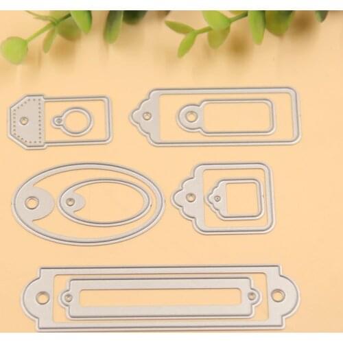 Label metal die cutting dies scrapbooking embossing folder suit for cutting machine