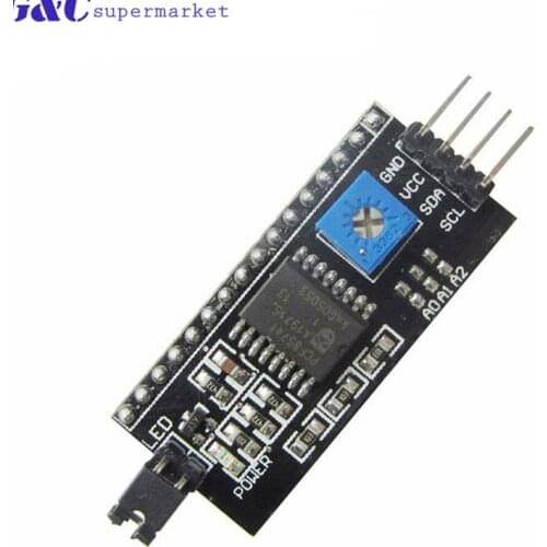 1602 LCD Module Blue/Yellow Green Screen with IIC/I2C 16x2 LCD Backlight Module LCD-1602+I2C IIC 5V for arduino DIY Kit