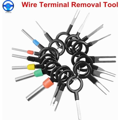 Car Terminal Removal Kit Wiring Crimp Connector Pin Extractor Puller Terminal Repair Professional Tools Wire Terminal Kit