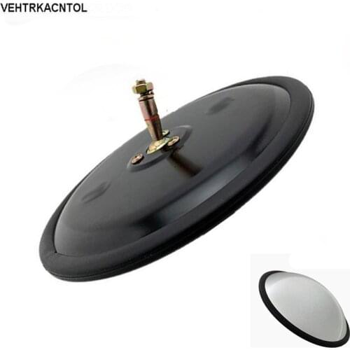 New 21.5cm Diameter Forklift Truck Excavator Wheel Mirror Blind Spot Rearview Side Mirror Steel Shell Aluminum Plated
