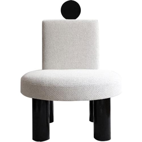 TT Single Sofa Modern Simple Personality Creative Living Room Fabric Craft Minimalist Designer Bedroom Leisure Chair