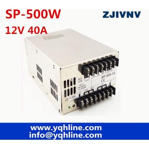 PFC function high efficiency 500w 12v 40A Switching power supply universal AC input 12VDC SMPS SP-500-12 OEM power module