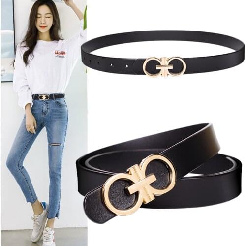Women Leather Belt Luxury Brand Hollow out Belt Jeans For Women Belts Fashion Designer Belt Female Ceinture femmes