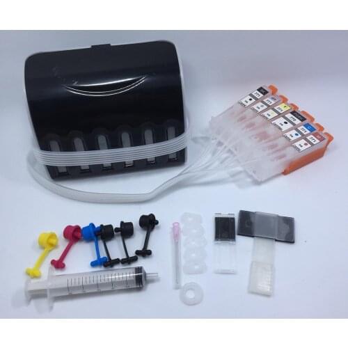 YOTAT 6 color empty CISS ink cartridge PGI-770 PGI-770XL CLI-771XL with ARC chip for Canon PIXMA MG7770