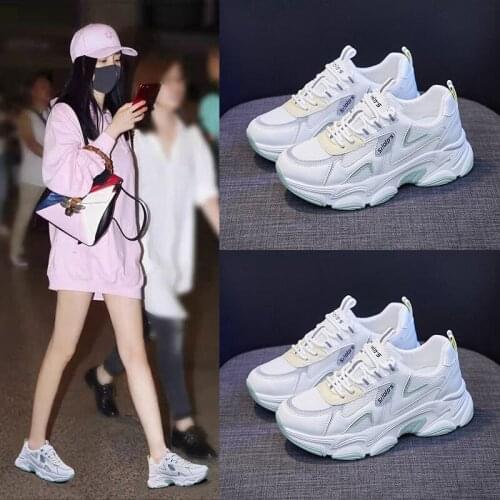 Free Shipping Trendy Sneakers Green Shoes Sandals 2021 Business Cards Luxury Brand Shoes Women Platform Summer Sneakers Mesh