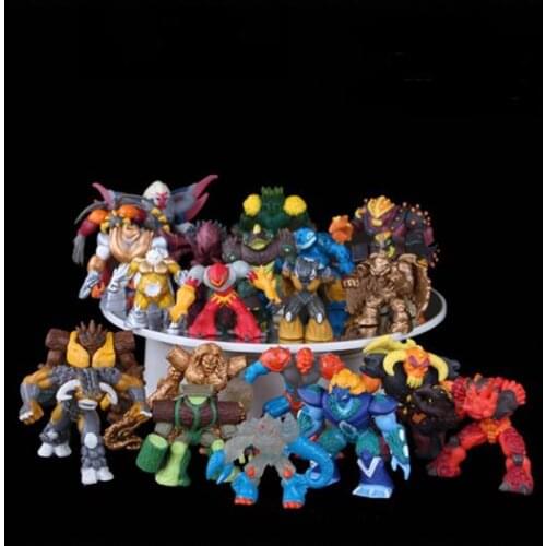 15pcs Cartoon Gormiti Anime Dolls.3-10cm.50+styles.bootleg Lovely girl Capsule toy.Gashapon doll