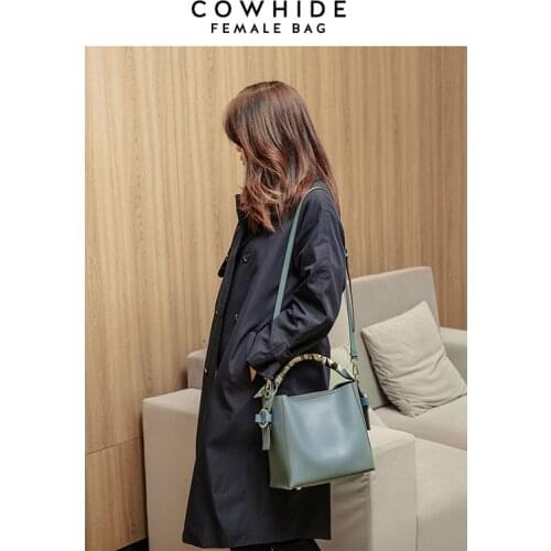 2021 Leisure Leather Large Capacity Shoulder Messenger Bag Multifunctional Tote Handbag For Women