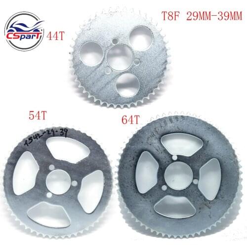 44 54 64 Tooth 44T 54T 64T T8F 29MM Rear Sprocket For Razor EVO X-Treme IZIP Scooter 47CC 49CC Mini Moto Quad Dirt Pit Bike