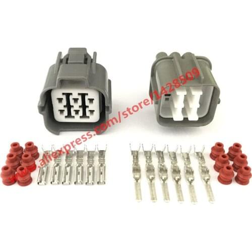 5 Sets 6189-0133 6188-0175 Female Male 6 Pin Waterproof Automotive Connector For Sumitomo Auto Plug