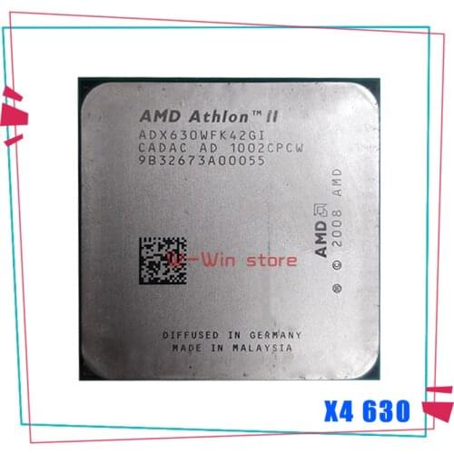 AMD Athlon II X4 630 2.8 GHz Quad-Core CPU Processor ADX630WFK42GI Socket AM3