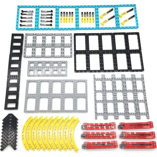 DIY Educational HighTech Parts Shock Absorbers Rack Frame Parts for Standard Building Block Brands - Random Color