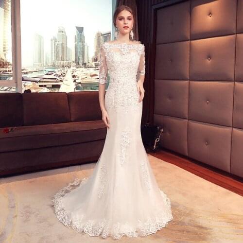 EZKUNTZA Mermaid Silhouette Wedding Dresses
