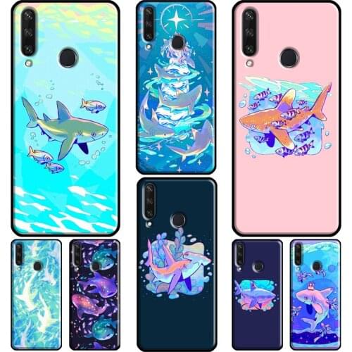 Cosmic Whale Shark Diva Ocean For Huawei Nova 5T 2i Phone Case For Huawei Y5 Y6 Y9 Y7 2017 2018 2019 Y6P Y5P 2020 Cover