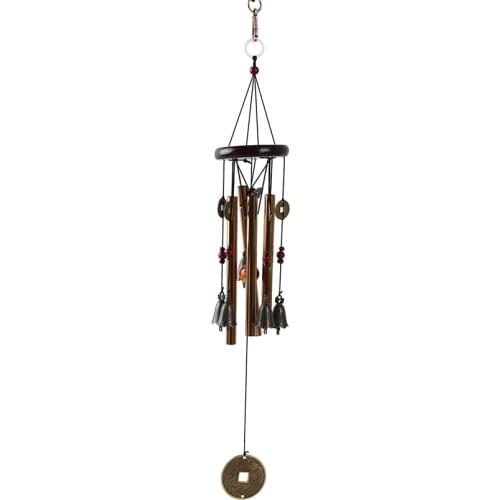 Metal Copper Wind Chime Pendant Door Decoration Alloy Bell Feng Shui Pendant Town House Shop Doorbell